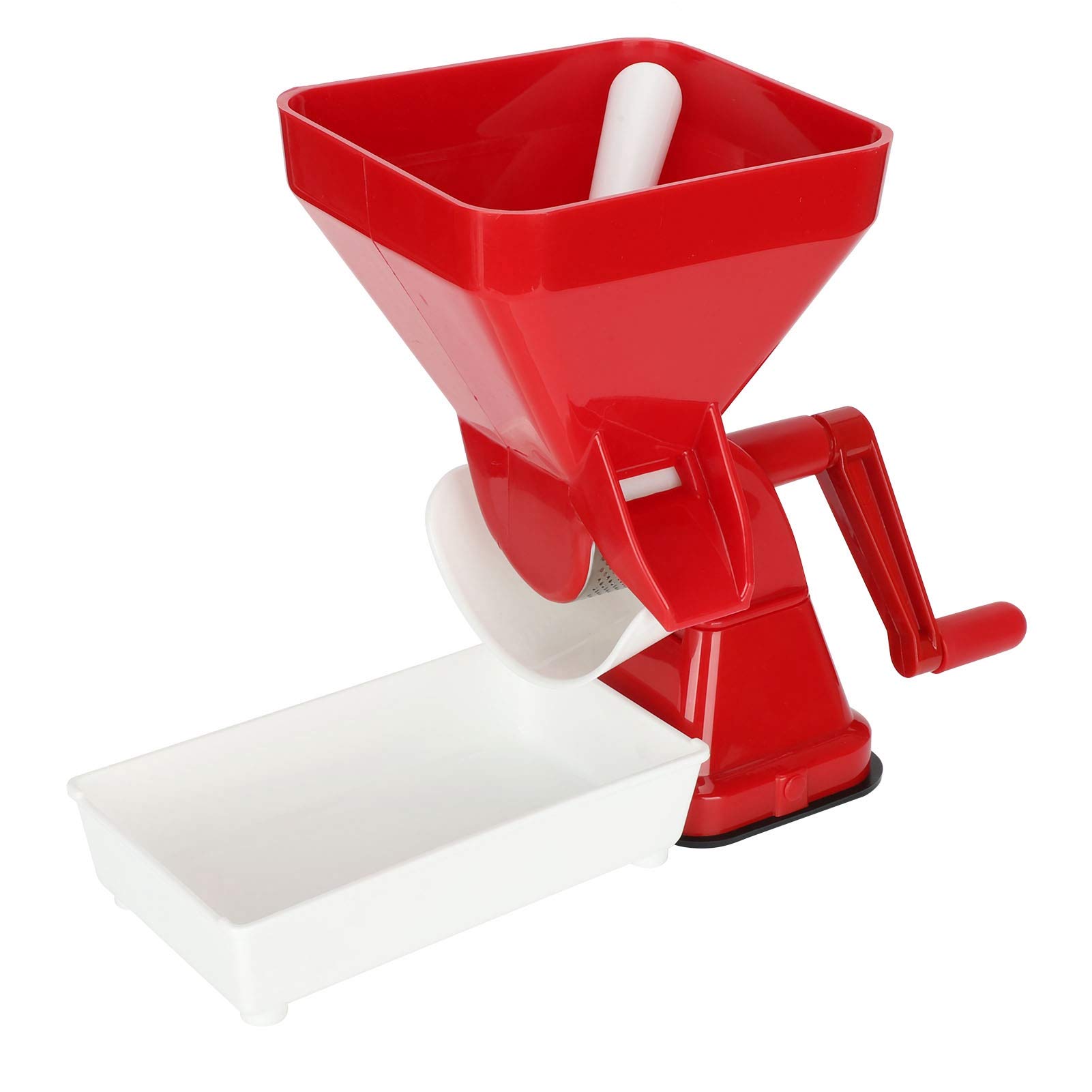 Stainless Steel Manual Tomato Juicer - Large Capacity Tomato Press for Fresh Juice, Wear-Resistant & Easy to Use - Perfect for Home Kitchen, Canning, and Italian Cooking