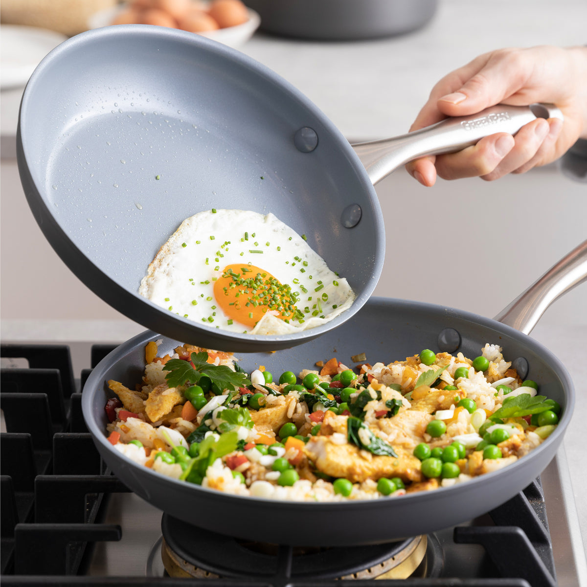Lima Ceramic Nonstick 12-Piece Cookware Set - Healthy Non-Toxic Frying Pans & Pots for Induction, Gas, Electric Stoves - Perfect for Sauteing, Frying, Boiling & Everyday Cooking