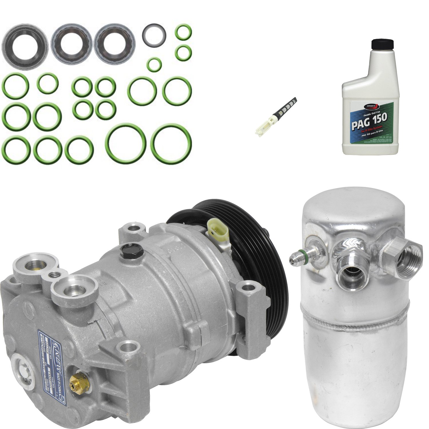 Universal Air Conditioner KT 3239 A/C Compressor and Component Kit - Replacement Parts for Car AC System Repair | Perfect for Home, Auto Shop & DIY Mechanics