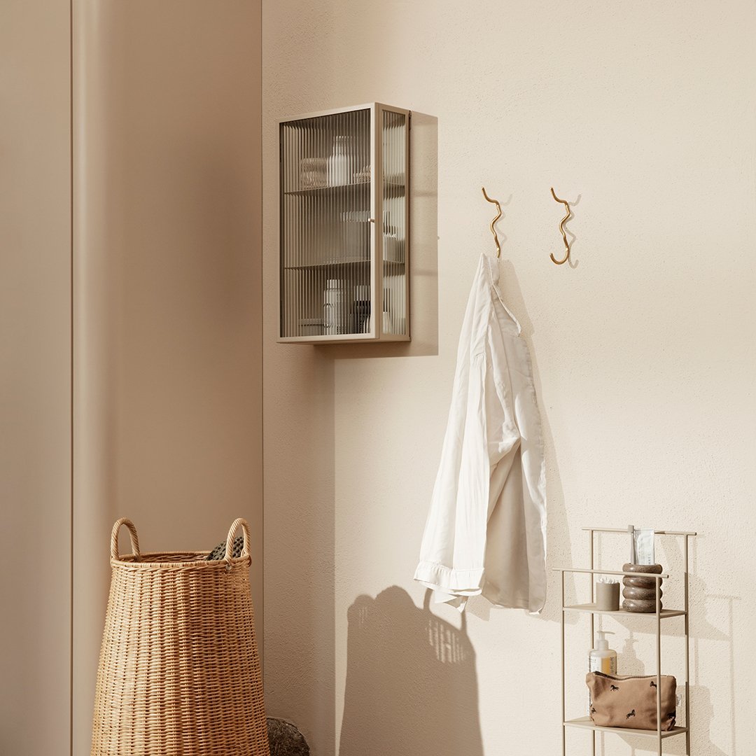 Haze Wall Cabinet - Modern Floating Bathroom Storage Shelf for Towels & Toiletries | Space-Saving Organizer for Small Bathrooms & Powder Rooms