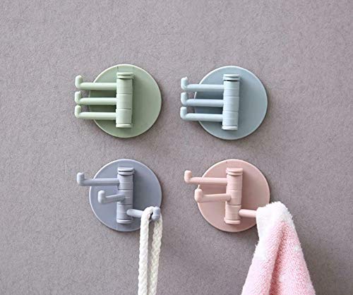 Colorful Self-Adhesive Wall Hooks 24 Pack - for Kitchen & Bathroom Organization