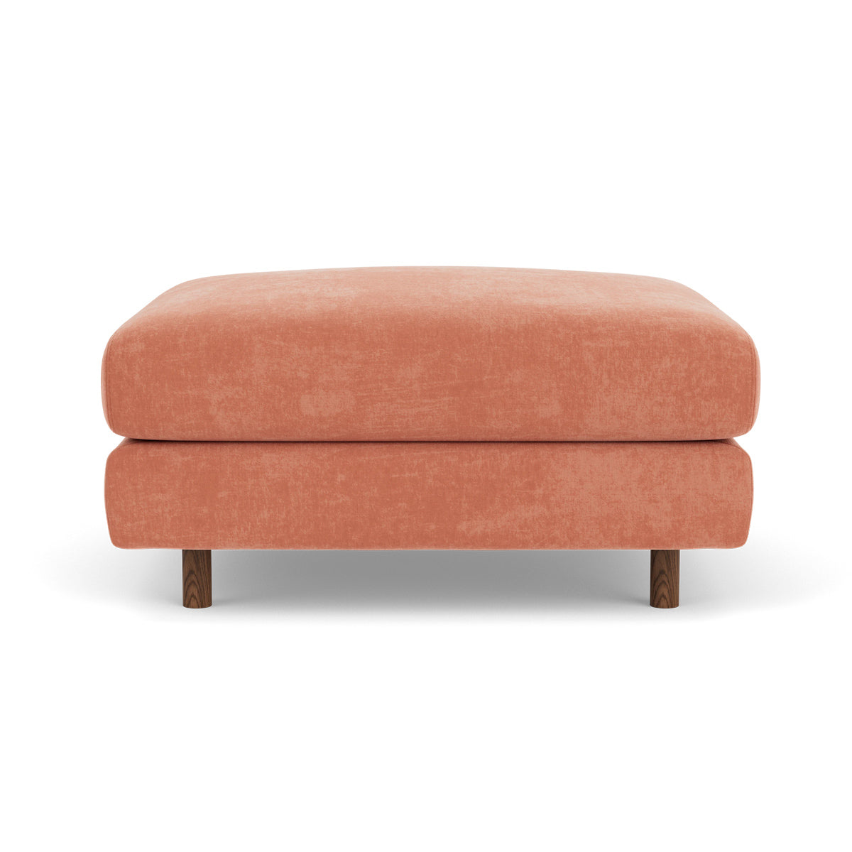 Dylan Fabric Ottoman - Soft and Stylish Footrest, Storage Bench, Living Room Accent Piece - Perfect for Small Spaces, Bedroom, or Lounge Area