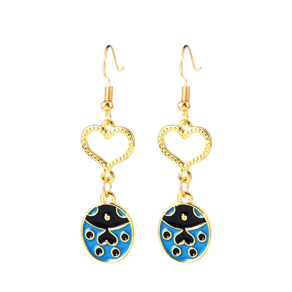 JJBA Anime Earrings Set - GIOGIO & Jolyne Cujoh Hypoallergenic Dangle Earrings for Women | Anime Cosplay Accessory & Gift for JoJo Fans | Perfect for Conventions, Costume Parties & Daily Wear