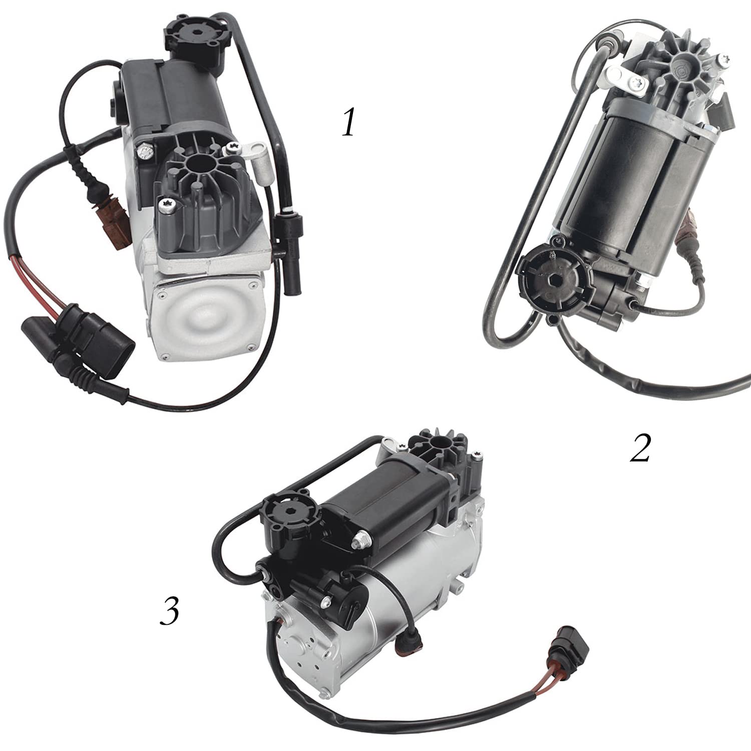 Air Suspension Compressor Pump for VW Phaeton & Bentley Continental GT/GTC - OEM 3D0616005M - Reliable Air Ride System Replacement for Smooth Driving Experience