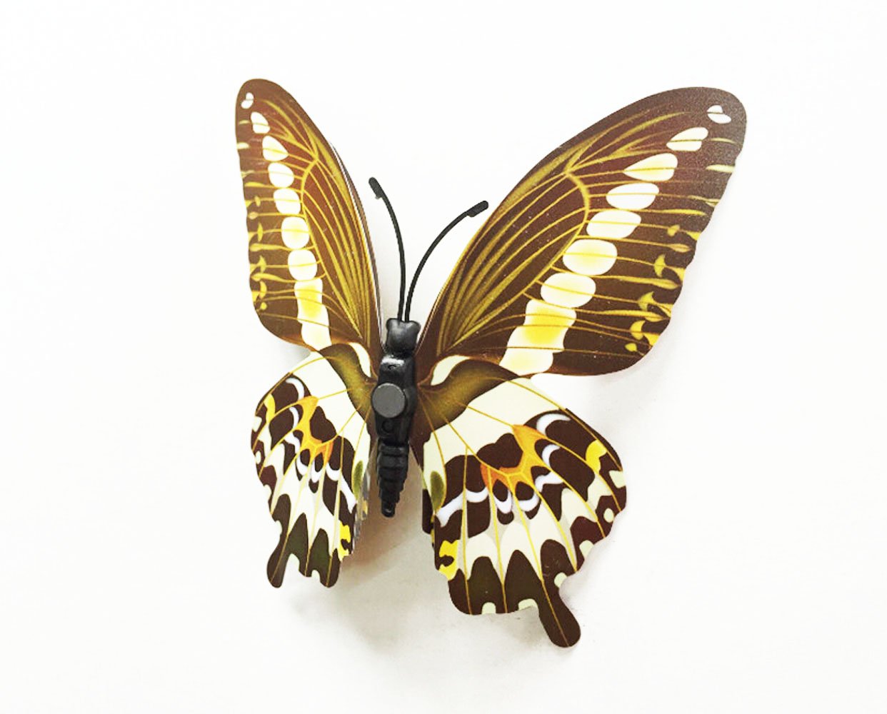 3D Luminous Butterfly Wall Stickers - 12PCS Removable Decor for Kids Room & Bedroom