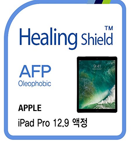 Healingshield Oleophobic AFP Clear Screen Protector for Apple iPad Pro 12.9 (2017 Model) - Anti-Fingerprint, Scratch Resistant, HD Clarity - Perfect for Work, Study, and Entertainment