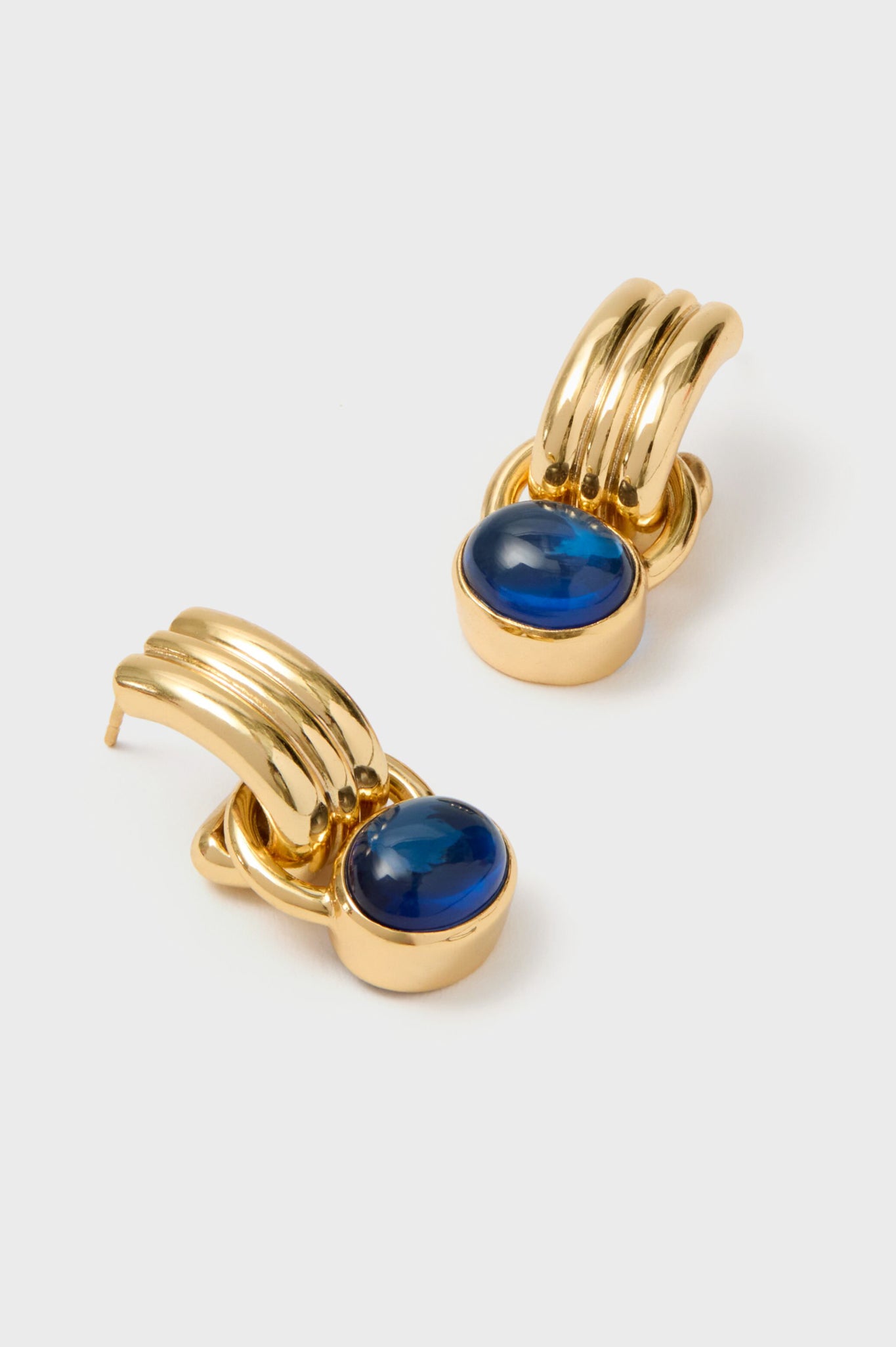 Blue Sapphire Quartz Pure Earrings for Women – Elegant Sterling Silver Stud Earrings for Everyday Wear & Special Occasions