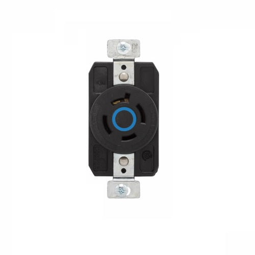 20 Amp Color Coded Locking Devices, 2 Pole 3 Wire - Heavy Duty Electrical Connectors for Industrial Equipment and Power Tools