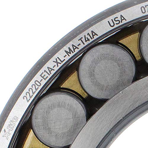 FAG 22220-E1A-XL-MA-T41A Spherical Roller Bearing 100x180x46mm - Heavy Duty Industrial Bearing for Machinery, Pumps, and Gearboxes