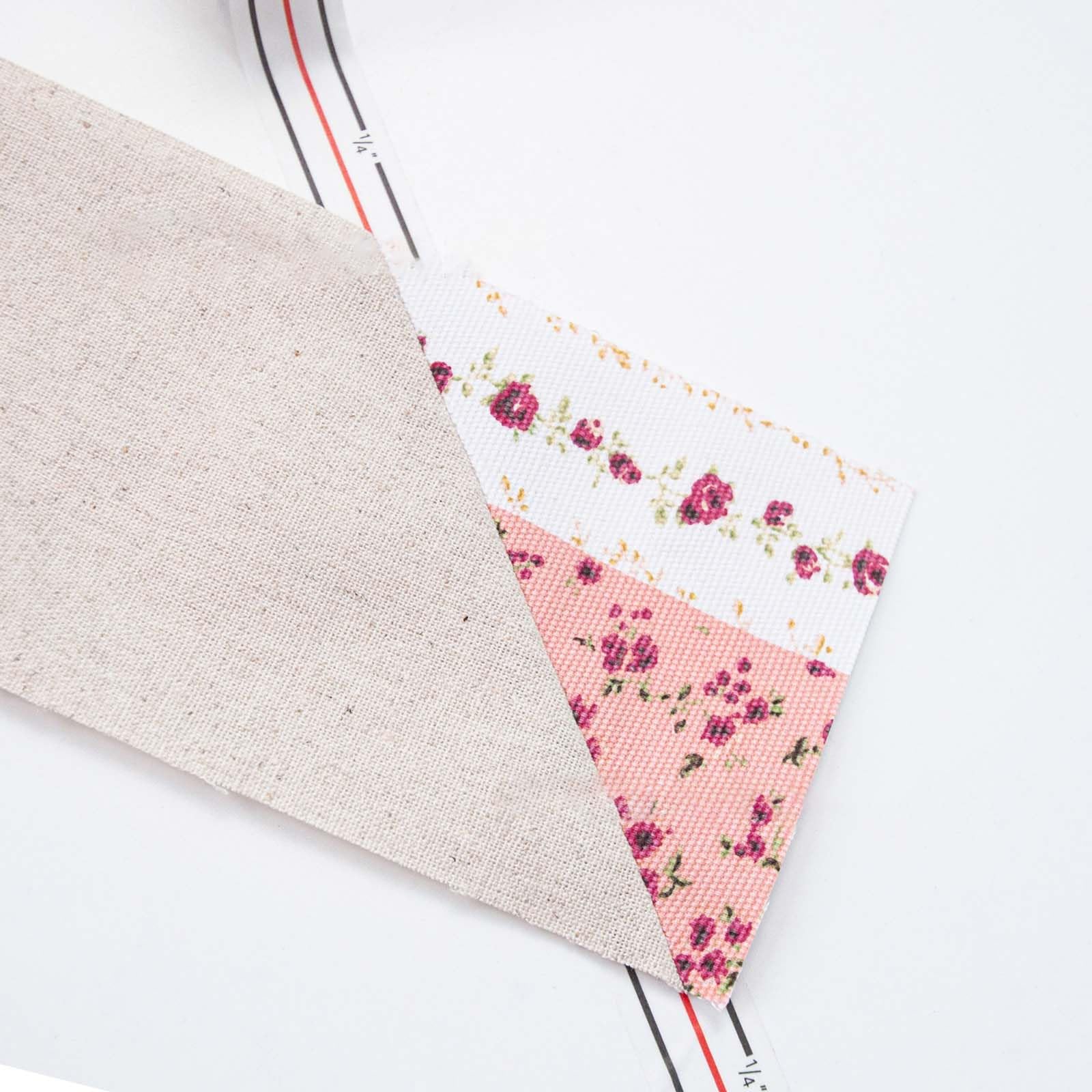 Waterproof Diagonal Seam Tape - 1/4 Inch Sewing Machine Basting Tape & Seam Guide - Perfect for Quilting, Garment Making & DIY Sewing Projects