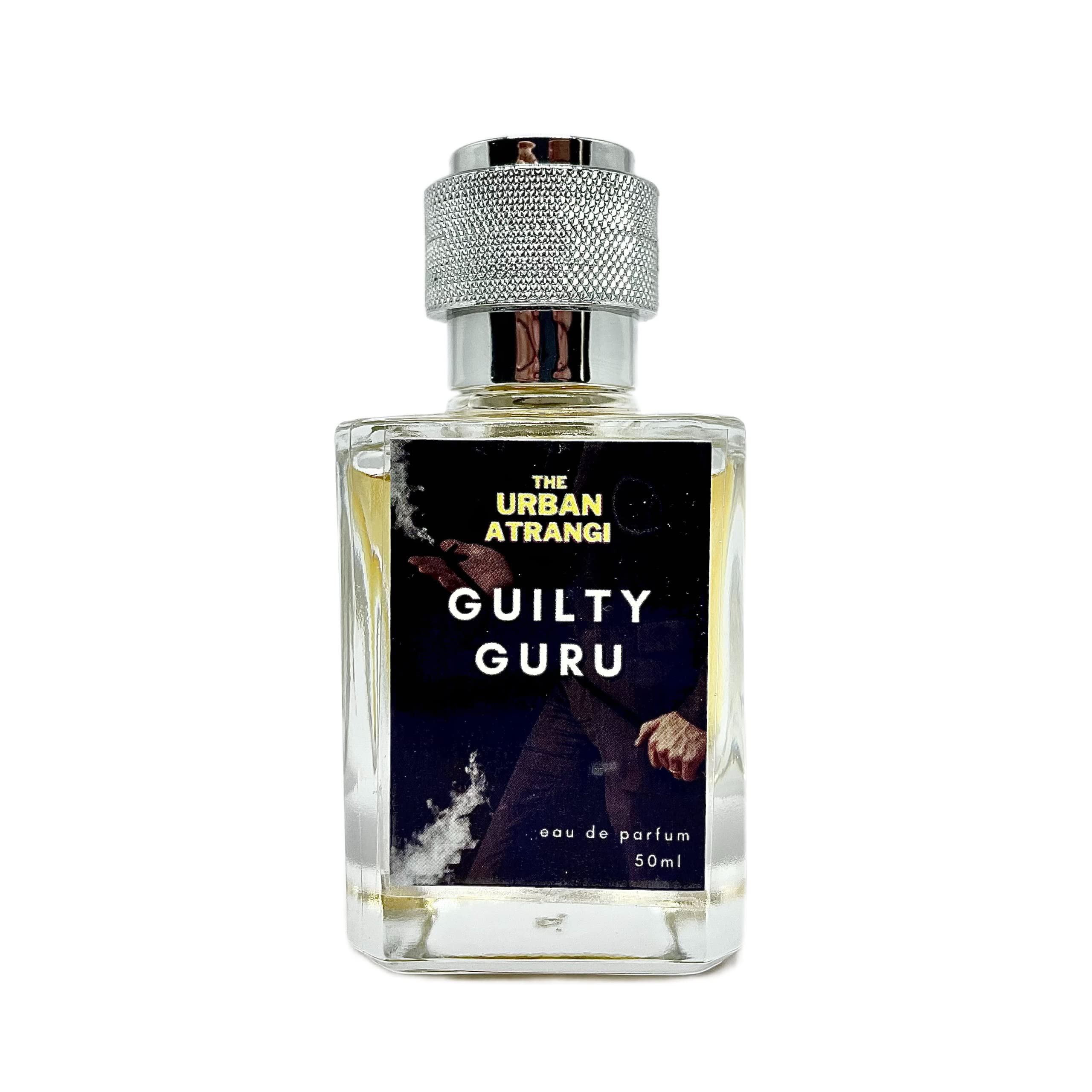 Guilty Guru Men's Eau De Parfum - 50ml Premium Long Lasting Cologne for Him - Day & Night Fragrance for Work, Date & Special Occasions