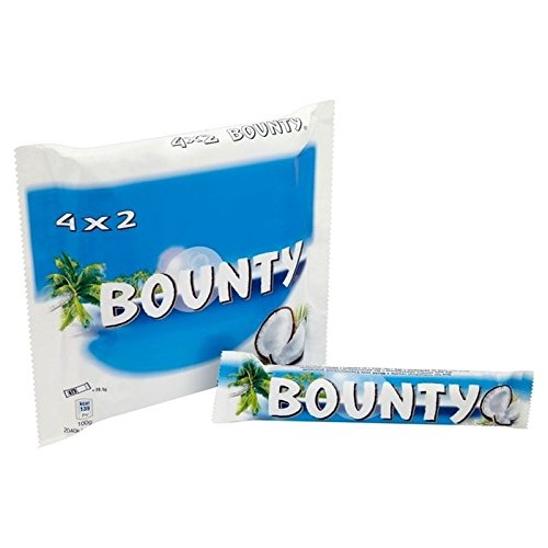 Bounty Milk Chocolate Bars 4 x 57g (Pack of 6) | Coconut Filled Chocolate Candy | Perfect for Snacks, Gifts & Party Favors