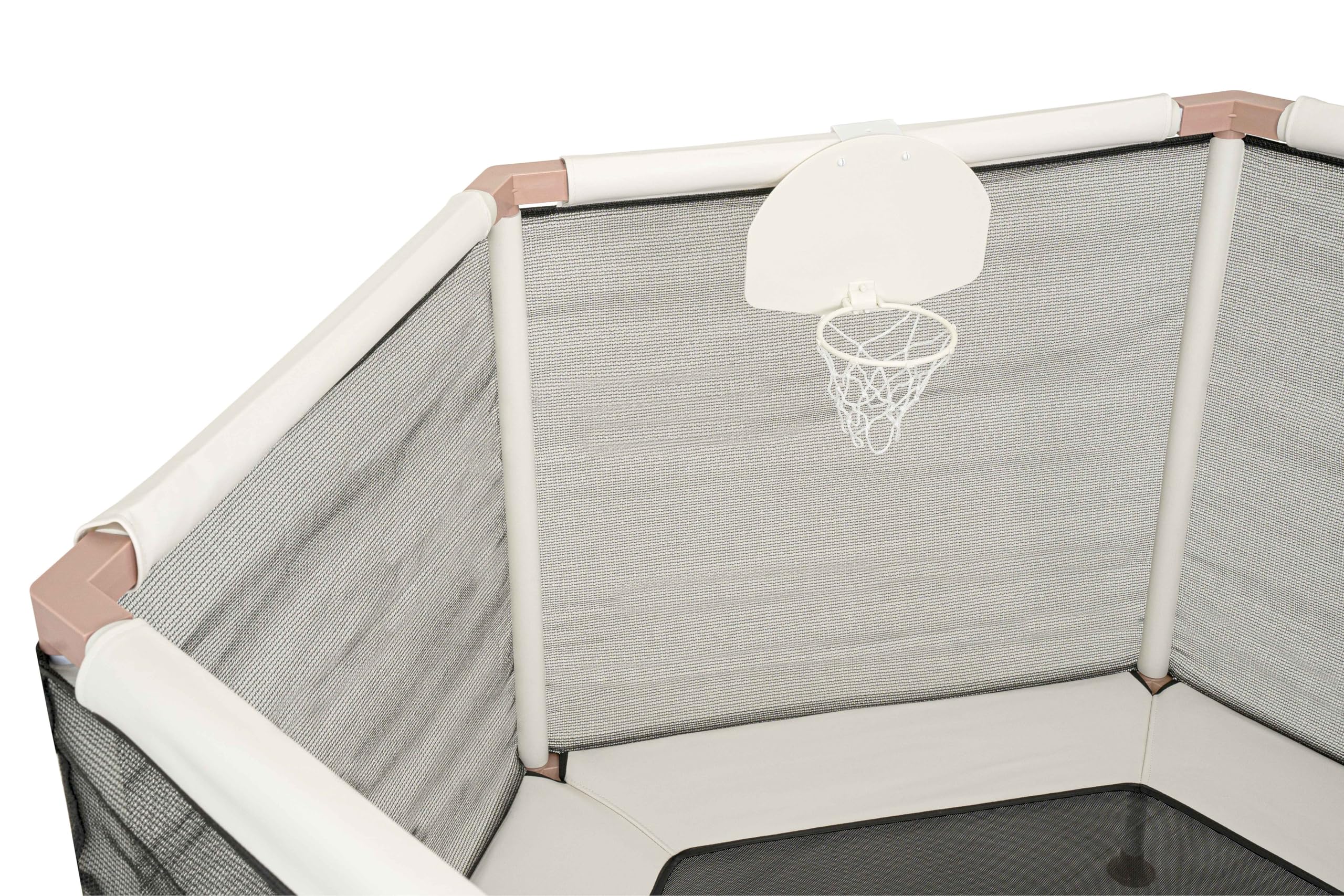 Best Kids Trampoline with Safety Net & Basketball Hoop - 220lb Capacity Indoor/Outdoor Toddler Trampoline for Boys & Girls | Ultra Safe No-Gap Design | Perfect Birthday Gift for Backyard, Playroom & Outdoor Fun