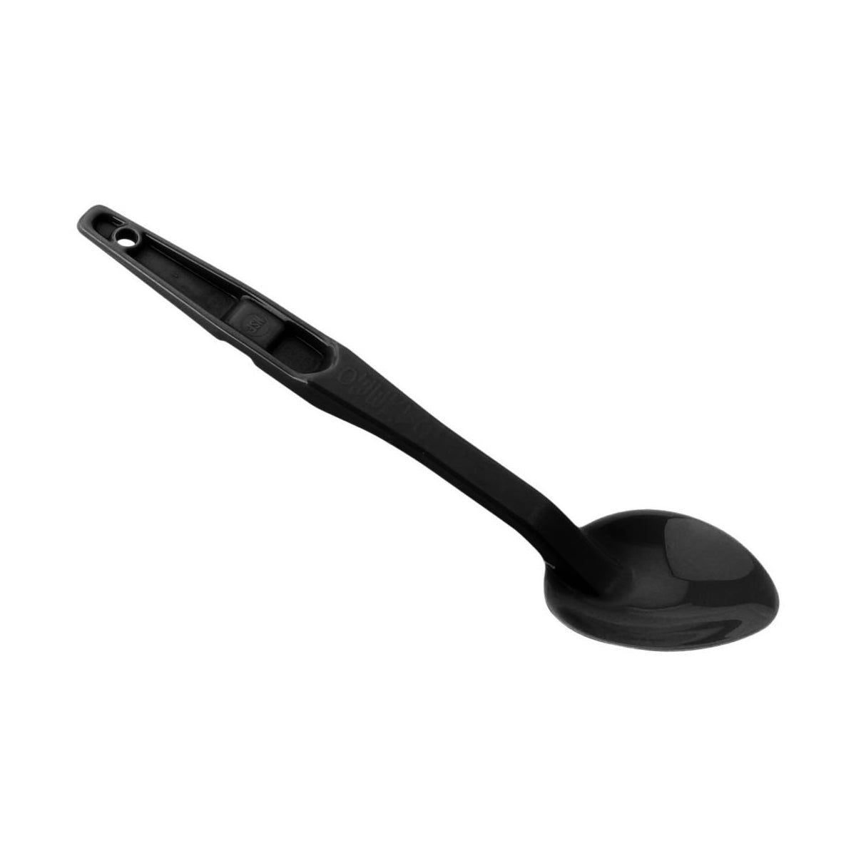 Cambro SPO13CW110 Camwear Solid Serving Spoon - 13 1/8 Inch Black Polycarbonate Spoon for Commercial Kitchens, Restaurants & Catering - Durable, Heat-Resistant Food Service Utensil for Buffets, Salad Bars & Food Prep