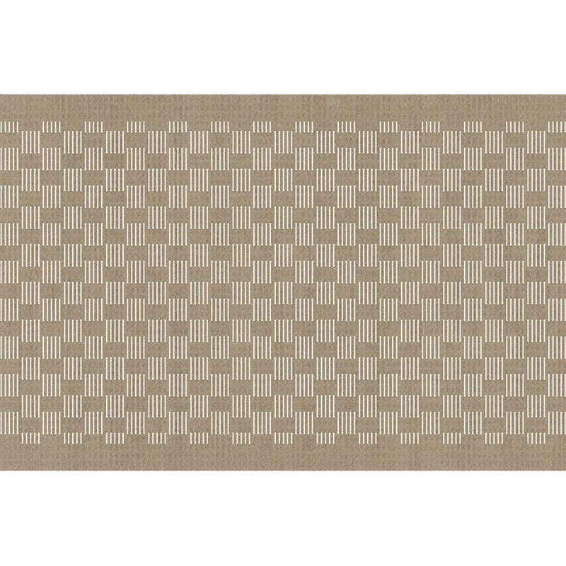 Luxury Nola Premium Velvet WaterShield Geometric Area Rug - Non-Slip Soft Living Room Rug for Bedroom, Nursery, Office & Dorm Decor