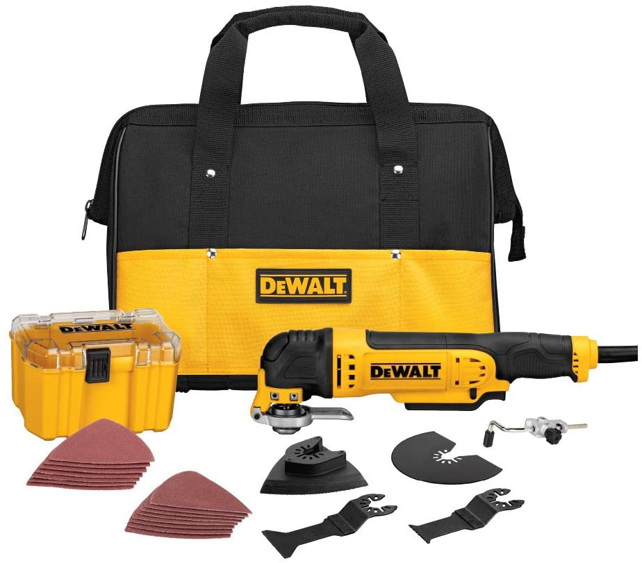 Refurbished DEWALT DWE315K Oscillating Multi Tool with Full Manufacturer Warranty - Perfect for DIY Projects, Home Renovations & Professional Construction Work