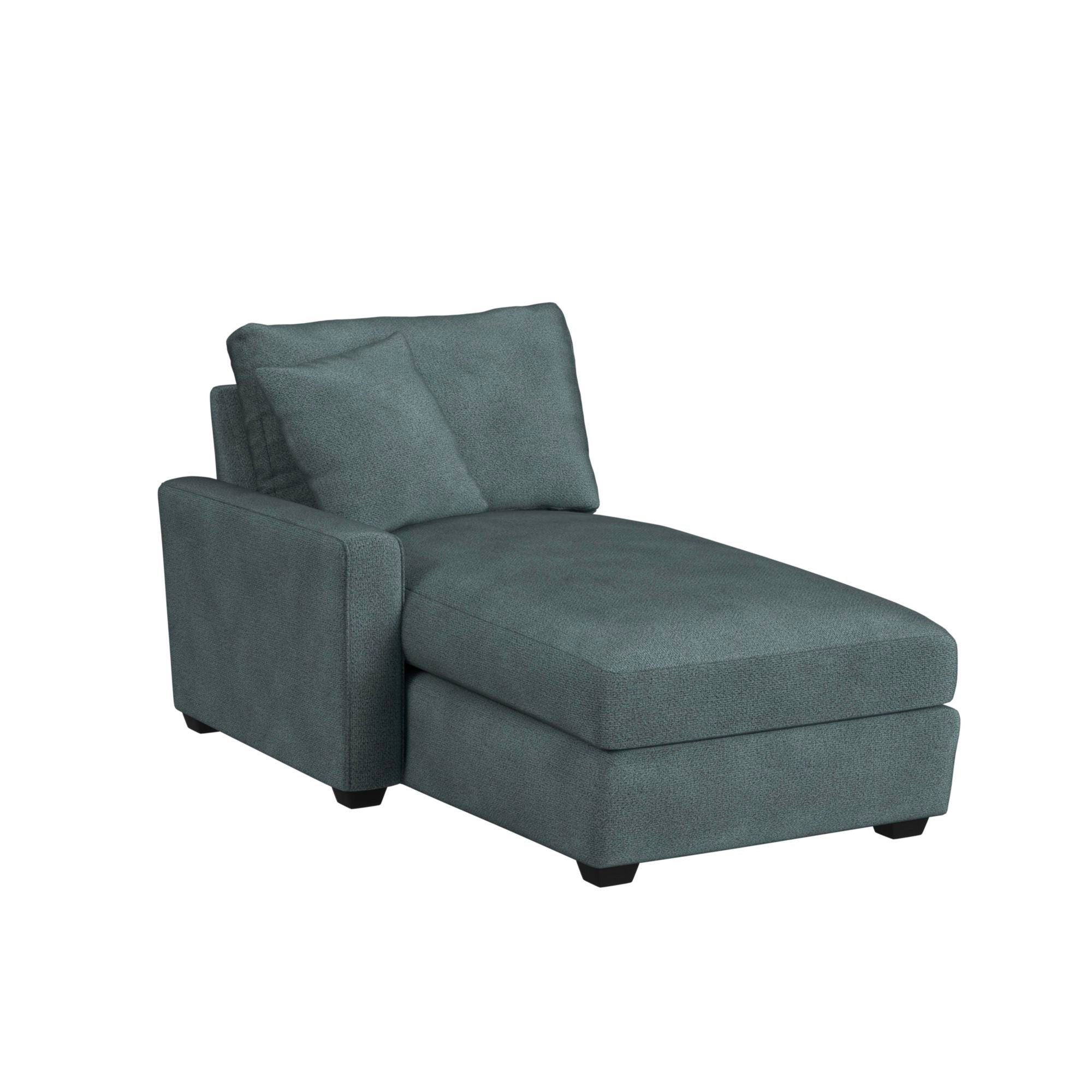 Simply Elements Left Chaise Sectional Sofa - Modern L-Shaped Couch with Reversible Chaise for Living Room, Lounge, and Family Room Comfort