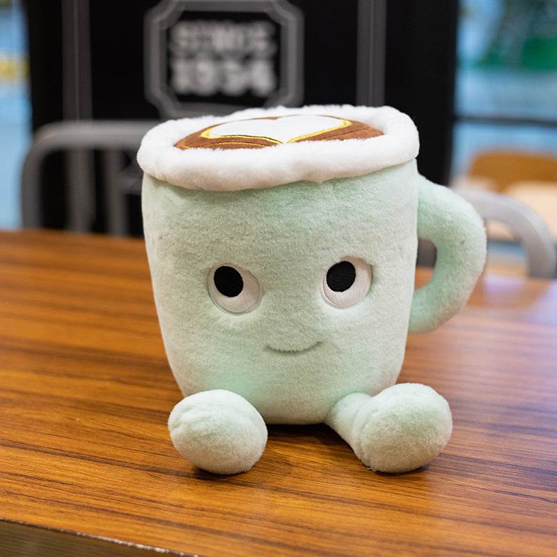 Soft & Cozy Coffee Mug Plush - Cute & Huggable Plushie for Coffee Lovers - Perfect for Gifts, Home Decor & Stress Relief