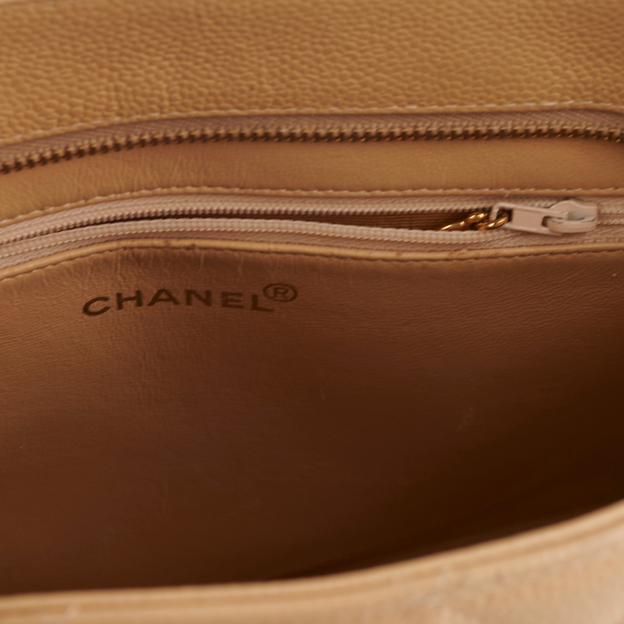Chanel Caviar Leather Medallion Tote Bag in Beige - Luxury Designer Handbag for Women, Perfect for Work, Travel & Everyday Use