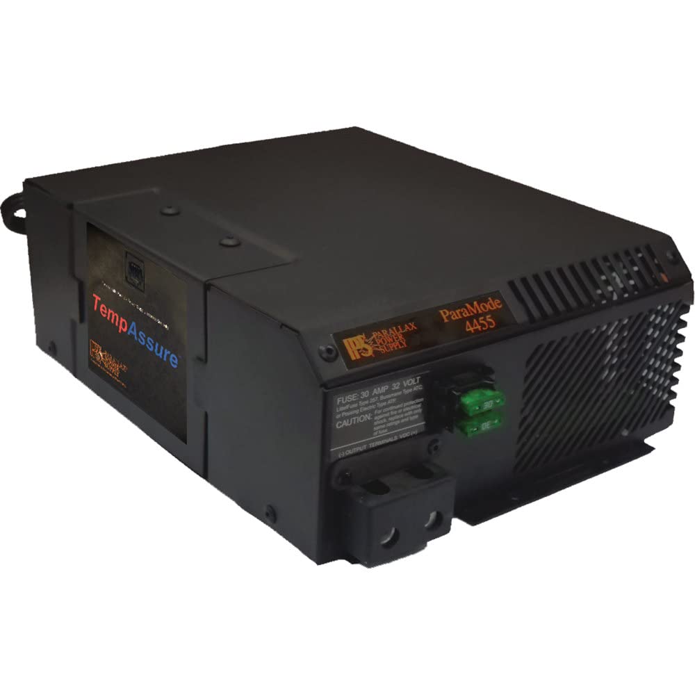 Parallax Power Components 4445TC 45 Amp Converter/Charger - High Power RV & Marine Battery Charger for Reliable Off-Grid Power Supply | Perfect for Camping, Boating & Emergency Backup
