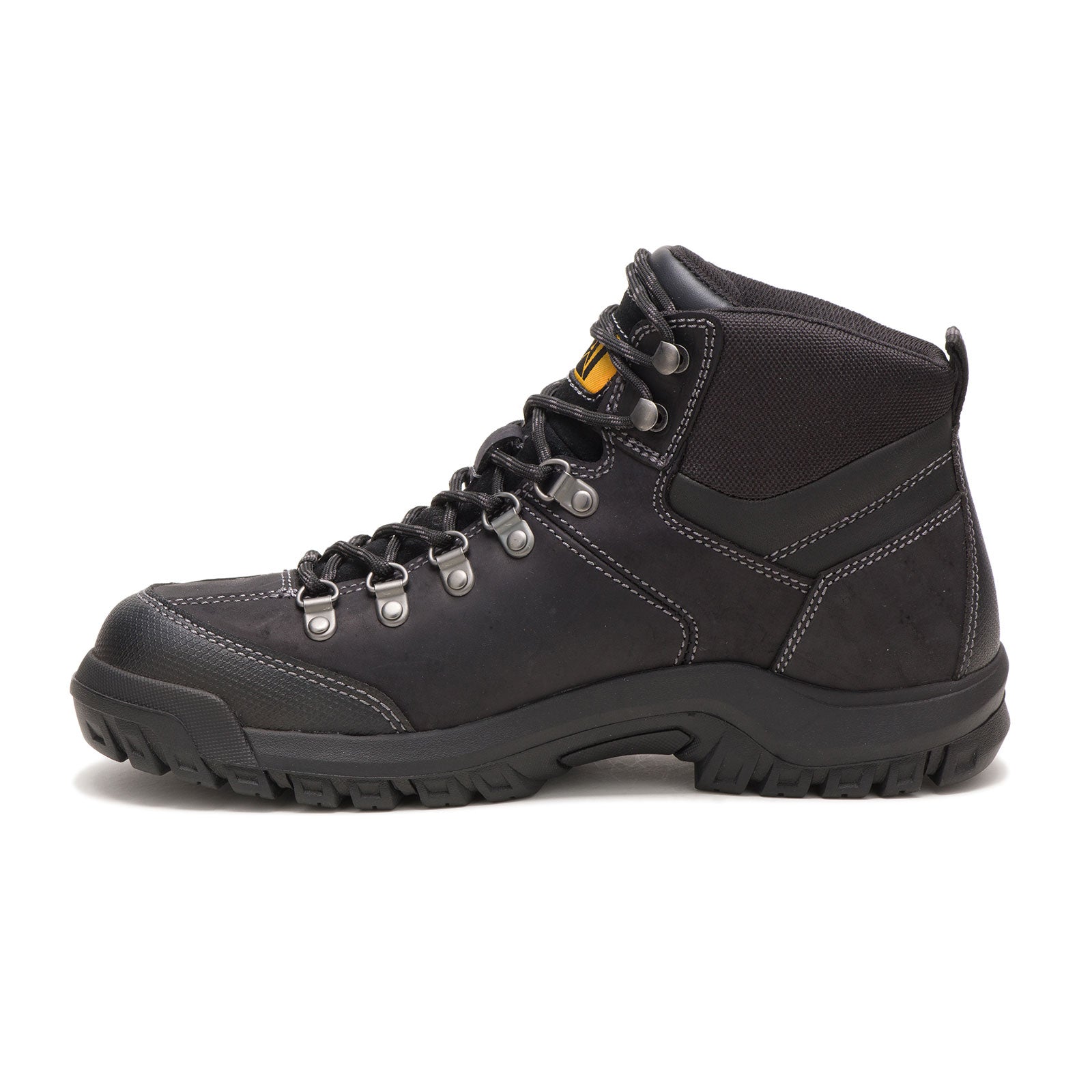 Threshold Soft Toe Waterproof Work Boots for Men - Black Steel Toe Safety Shoes for Construction, Hiking & Outdoor Work | Durable & Comfortable