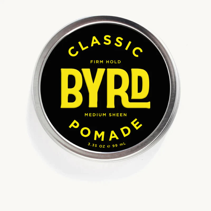 Byrd Classic Pomade - Firm Hold Hair Styling Wax for Men - Perfect for Slick Back, Pompadour & Vintage Hairstyles