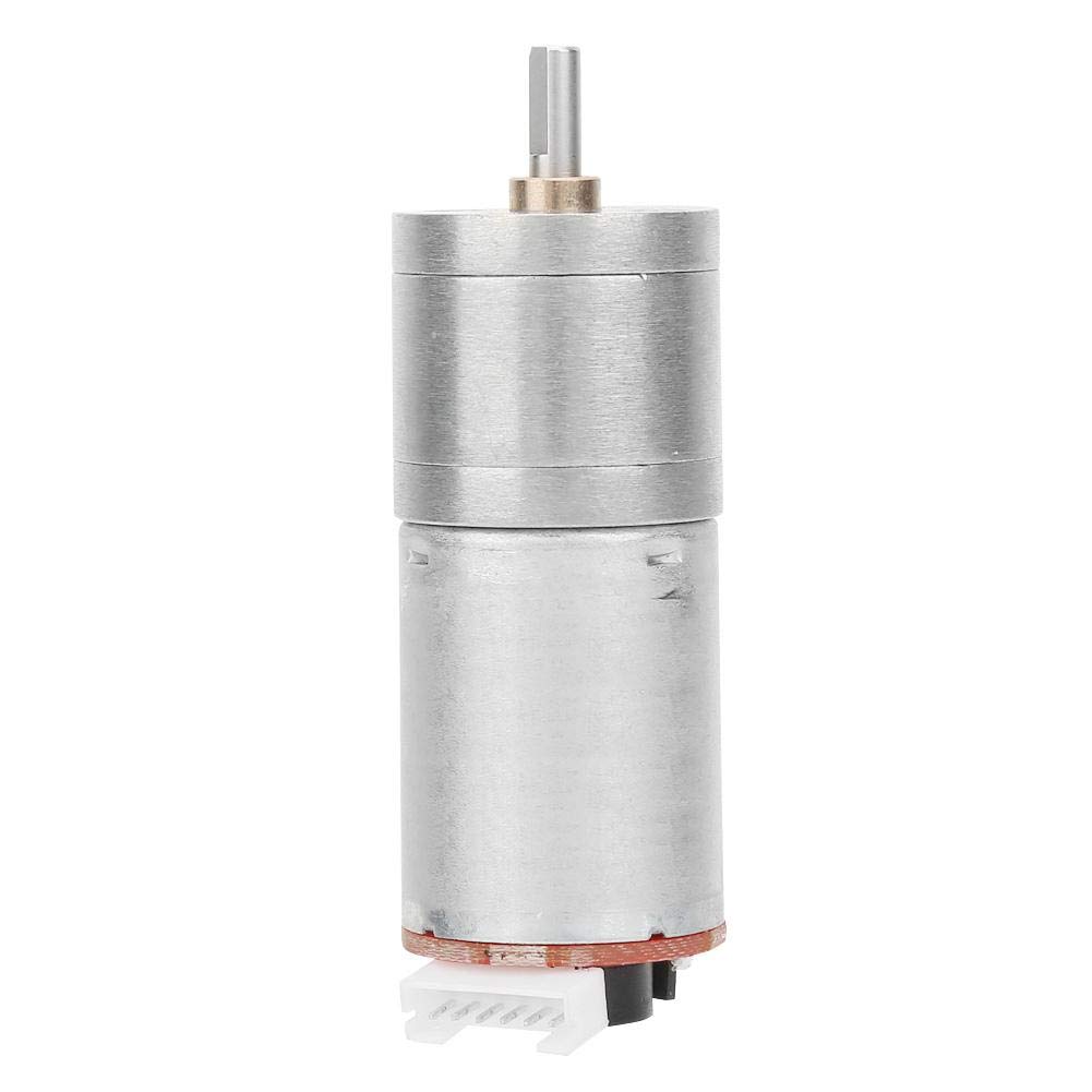 12V DC Encoder Gear Motor - Pure Copper Coil High Conductivity, Full Metal Gear Speed Reduction Motor (20RPM) - Perfect for Smart Toys, Robotics, Balance Cars & Smart Home Devices