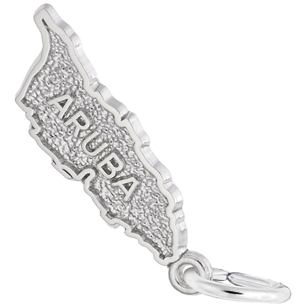 Aruba Charm - Handmade Beaded Charms for Bracelets & Necklaces - Perfect for DIY Jewelry, Gifts & Beach Style Accessories
