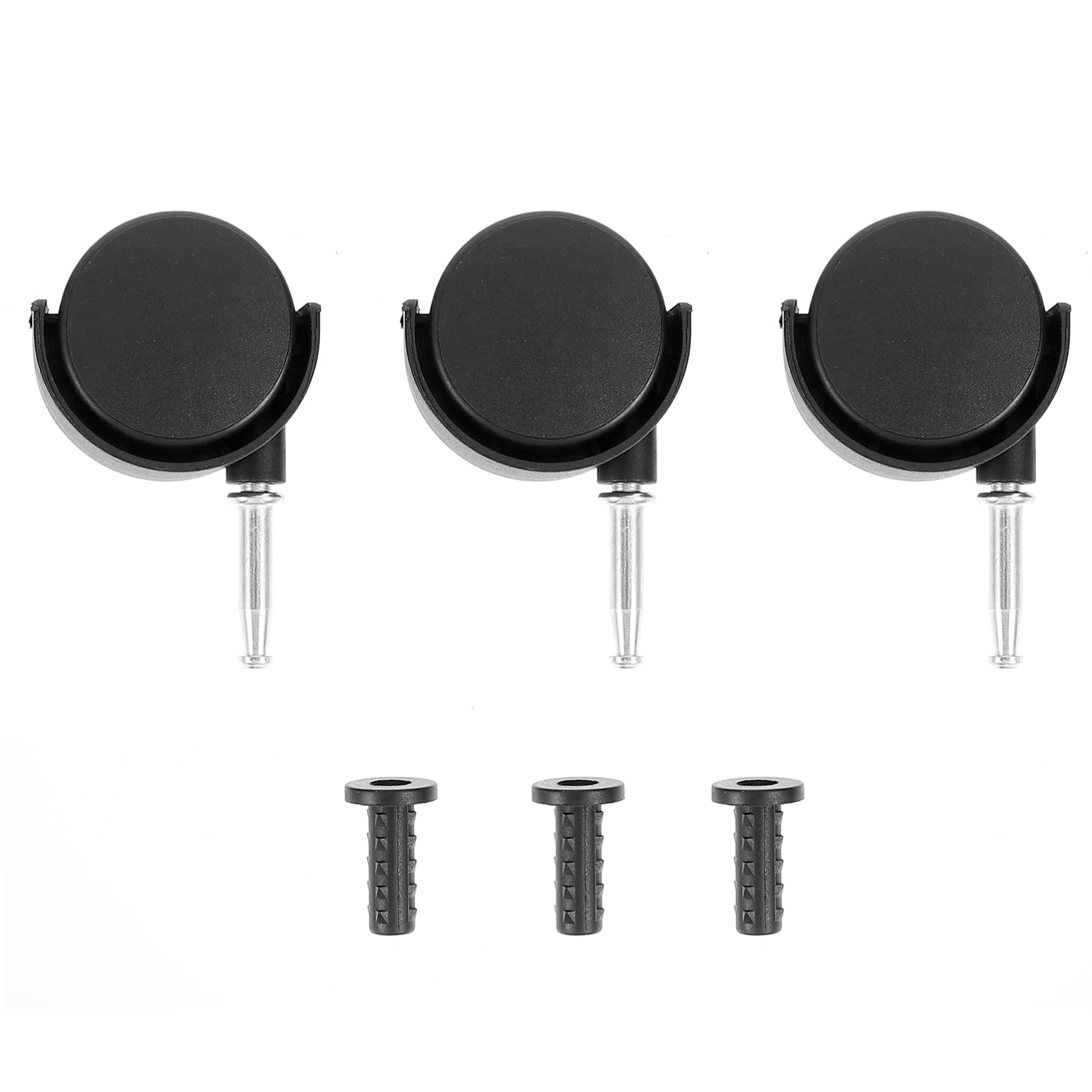 Baluue 3-Piece Vacuum Cleaner Accessories - 360° Rotatable Caster Wheels for Furniture & Vacuum Cleaners | Easy Mobility for Hard Floors & Carpet Cleaning | Perfect for Home, Office & Commercial Use
