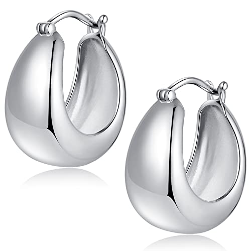 A1-20mm wide hoop earrings