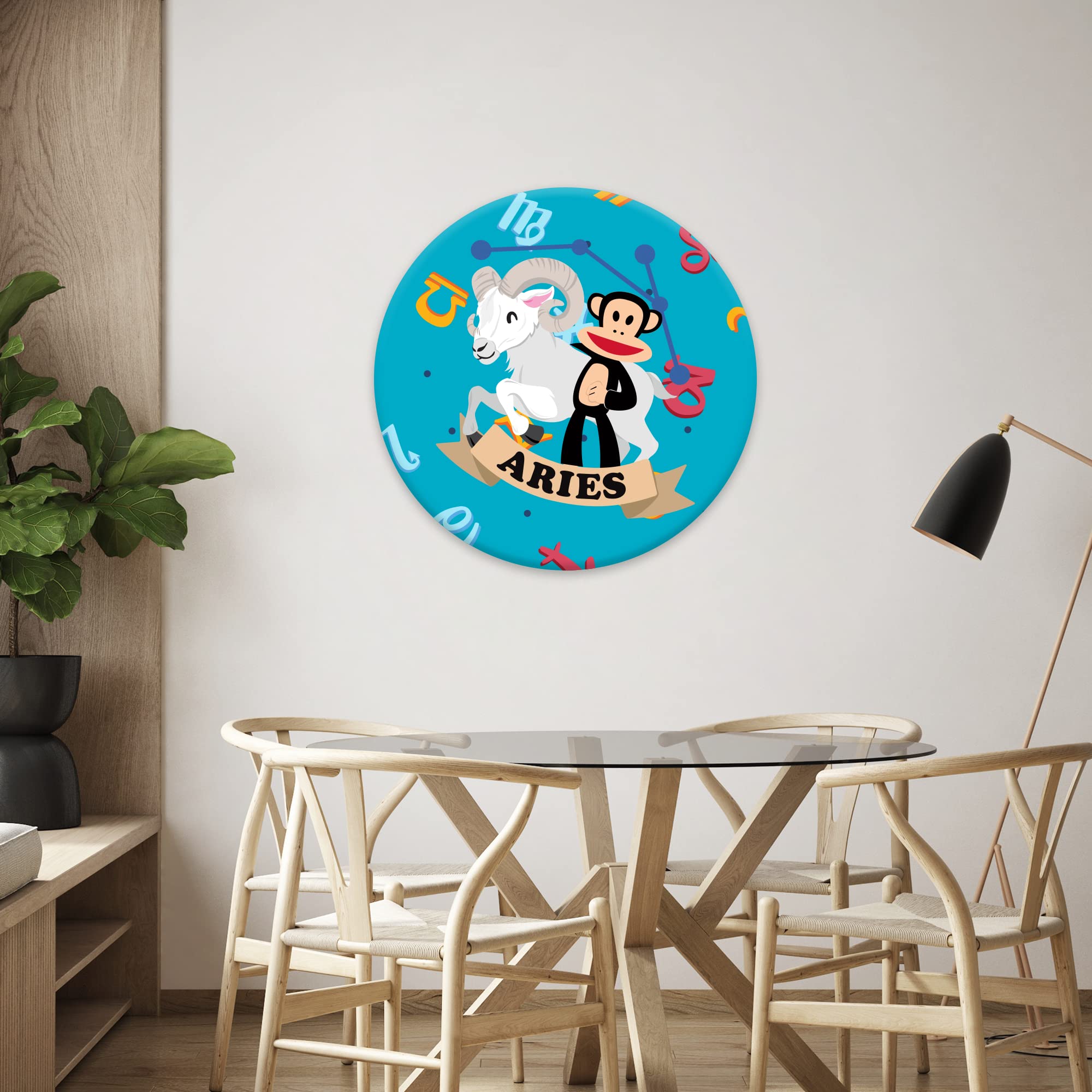 Personalized Paul Frank Zodiac PVC Decor for Nursery & Playroom | Party Supplies