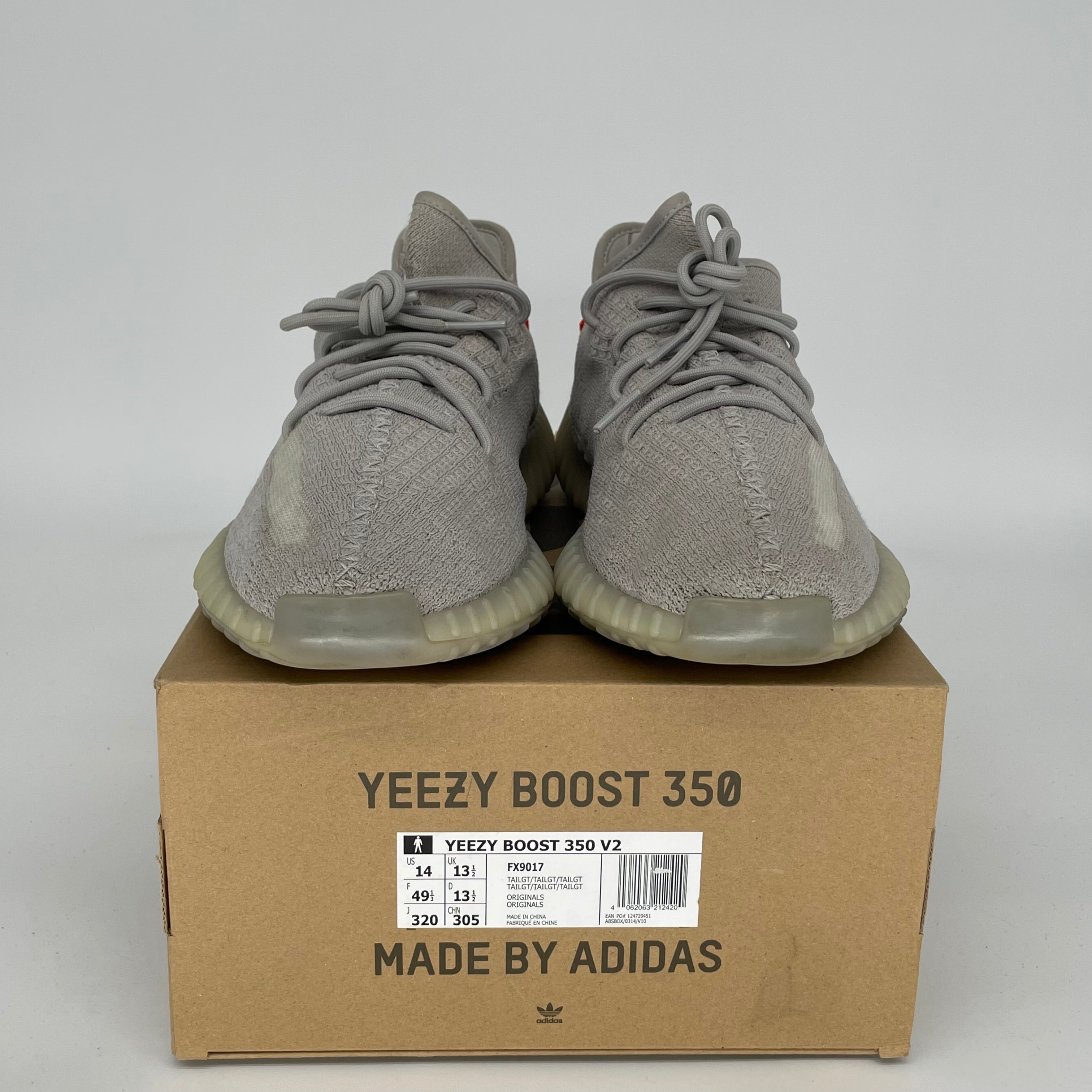 Adidas Yeezy Boost 350 V2 Tail Light Men's Running Shoes Size 14 FX9017 - Comfortable Sneakers for Jogging, Gym Workouts & Casual Streetwear