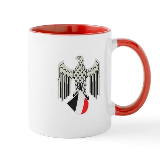11 oz Ceramic Coffee Mug with Wehrmacht Eagle Design - Perfect for Tea, Coffee & Hot Beverages at Home, Office or Gifts