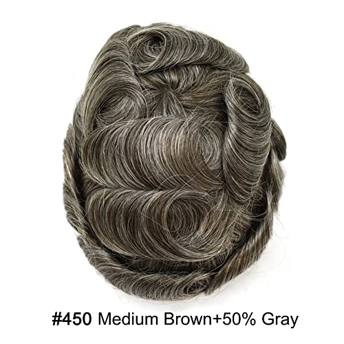 #450 #4 Medium Brown+50% Grey