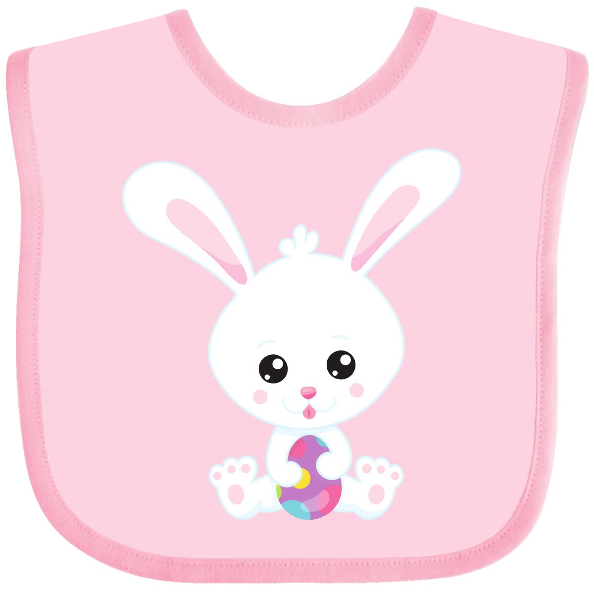 Cute Easter Bunny Baby Bib with Eggs - Perfect for Easter Gifts