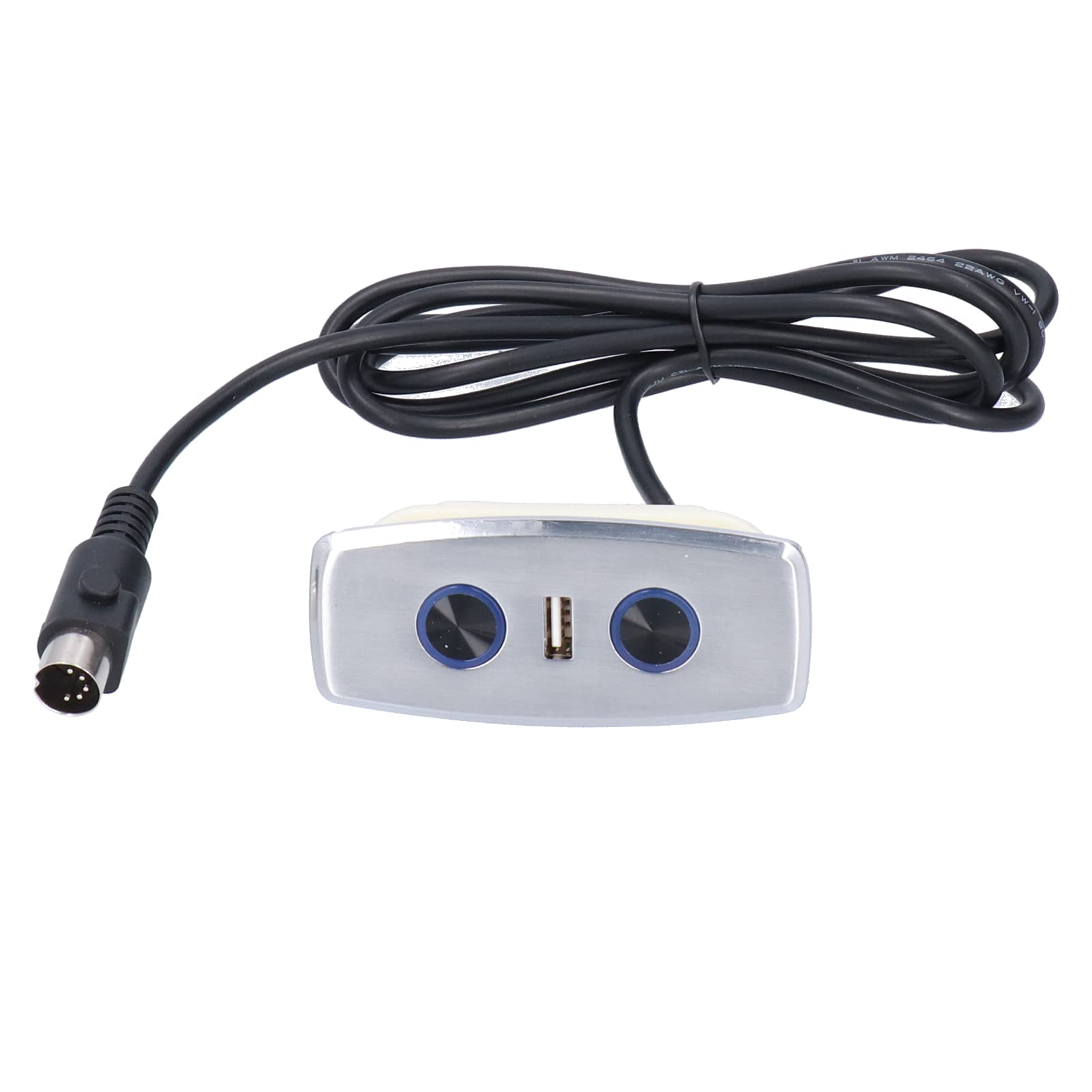 Electric Recliner Sofa Controller - 2 Button Zinc Alloy Hand Control with USB Port for Power Lift Chairs | Perfect for Living Room, Bedroom & Home Theater Relaxation