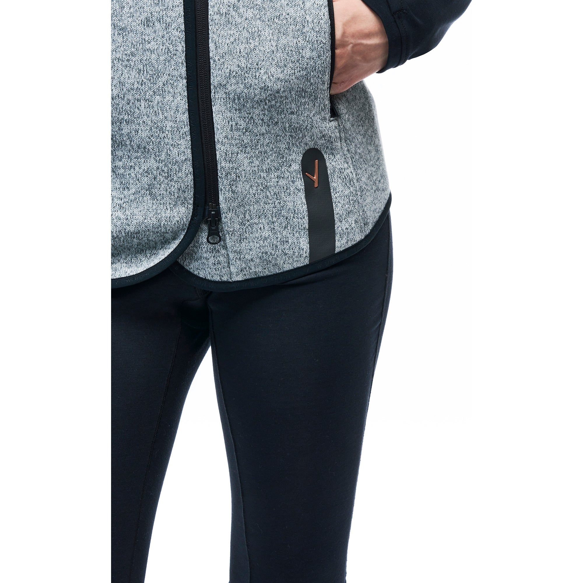 Indyeva Women's Fleece Vest - Lightweight Warm Winter Layering Piece for Outdoor Hiking, Camping & Casual Wear