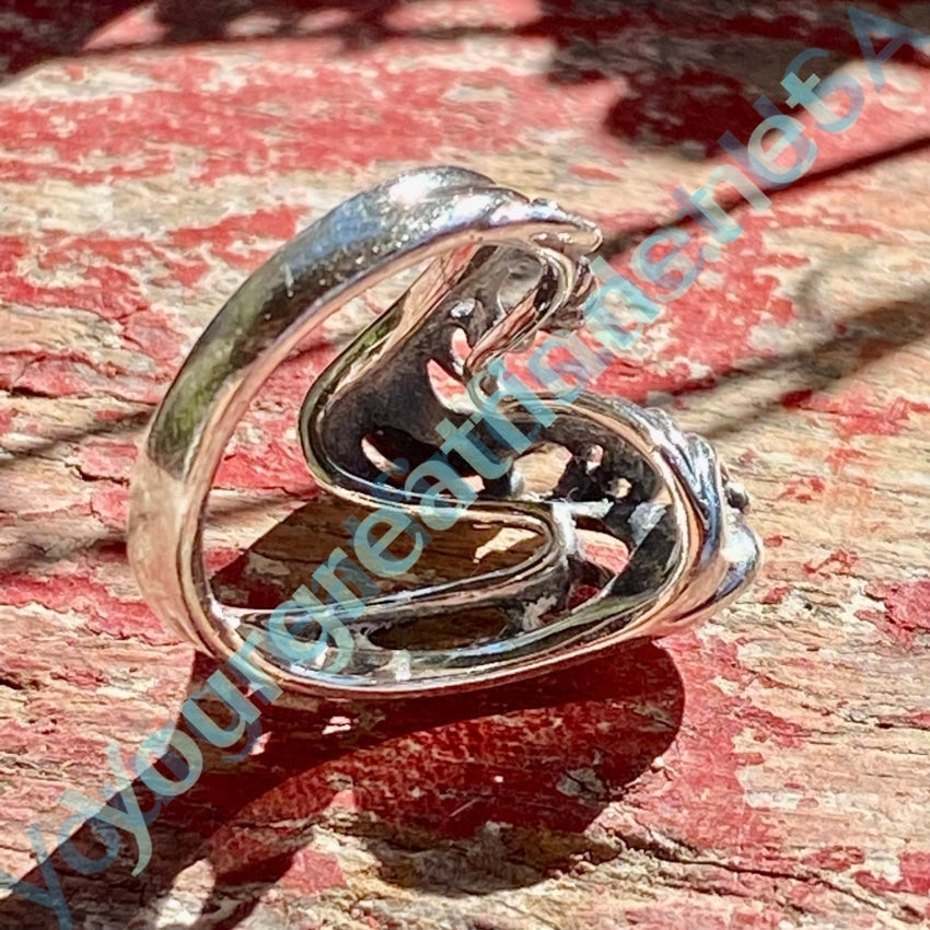Sterling Silver Wave Ring by Carolyn Pollack - Size 7 | Boho Chic Jewelry for Women | Perfect for Beach Weddings, Date Nights & Everyday Wear