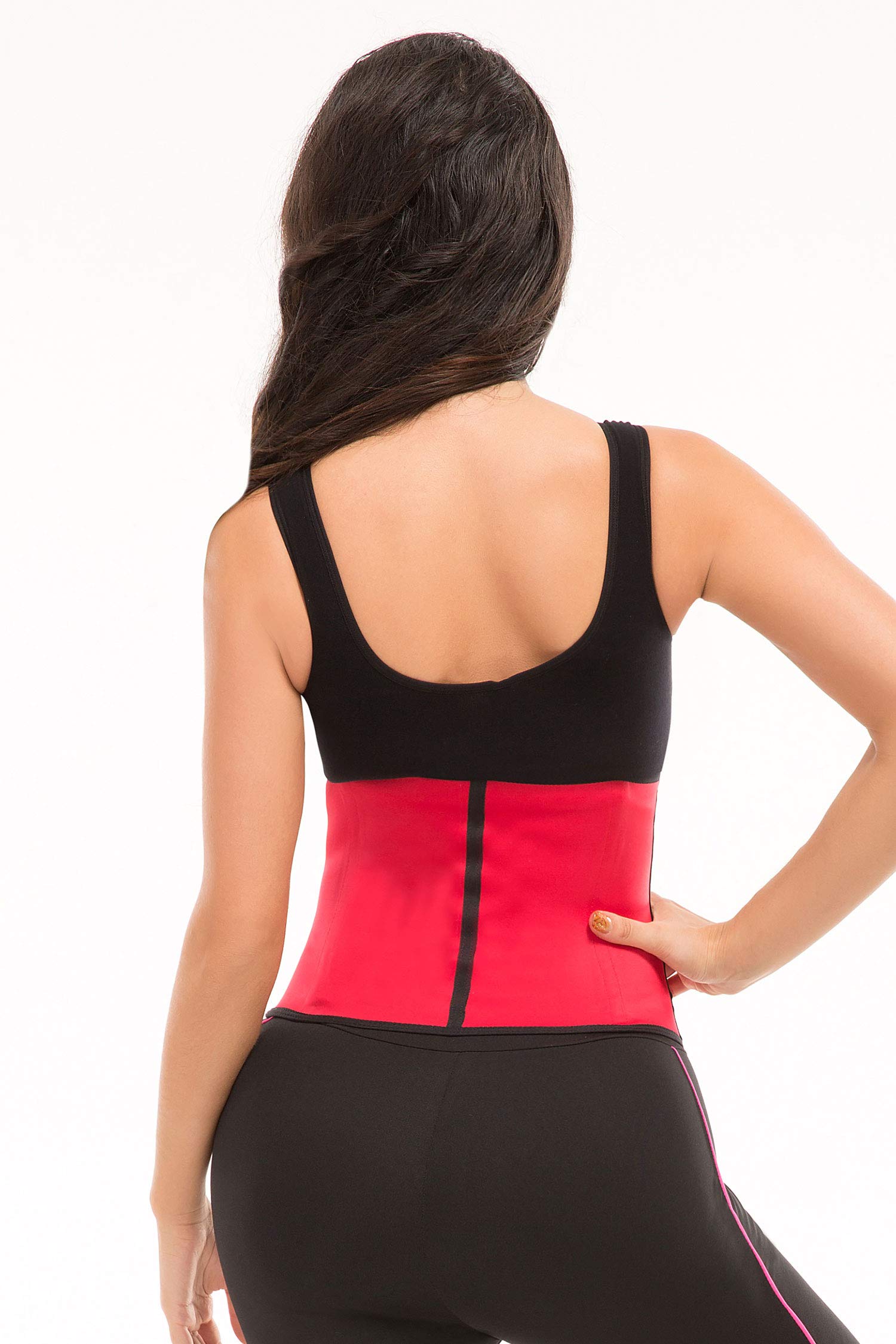 TruFigure® Colombian Sport Latex Waist Trainer for Women - 3 Hook Adjustable Slimming Cincher Corset Belt - Postpartum Workout & Body Shaping - Faja Deportiva for Tummy Control & Hourglass Figure