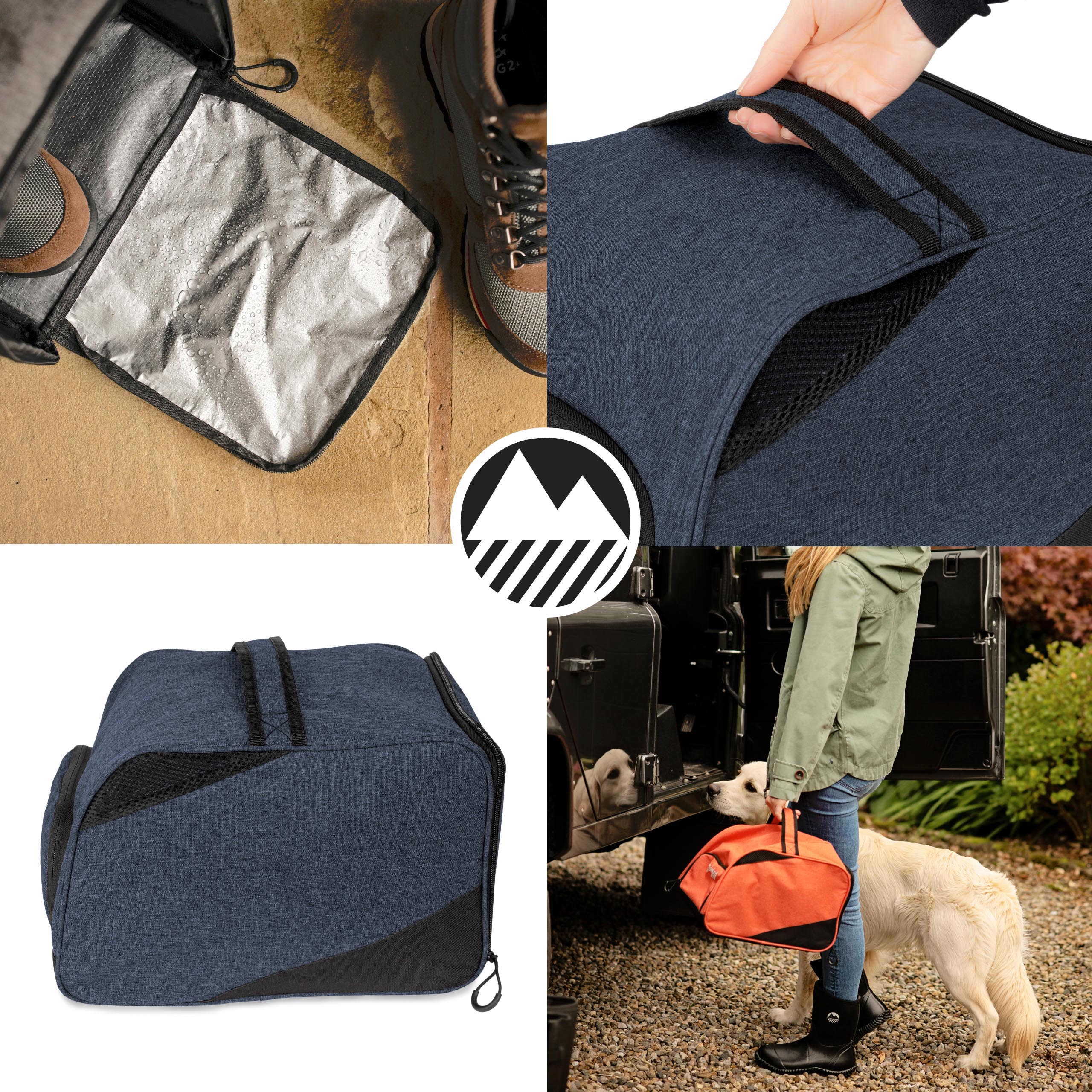 Breathable Walking Boot Bag for Men & Women - Waterproof Shoe Storage for Hiking, Travel & Sports - Durable & Lightweight Shoe Protector