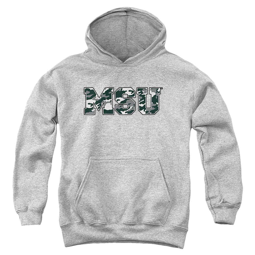 Michigan State University Camo Youth Hoodie - Boys & Girls Pullover Sweatshirt for Kids - Perfect for School Spirit, Game Day & Outdoor Activities