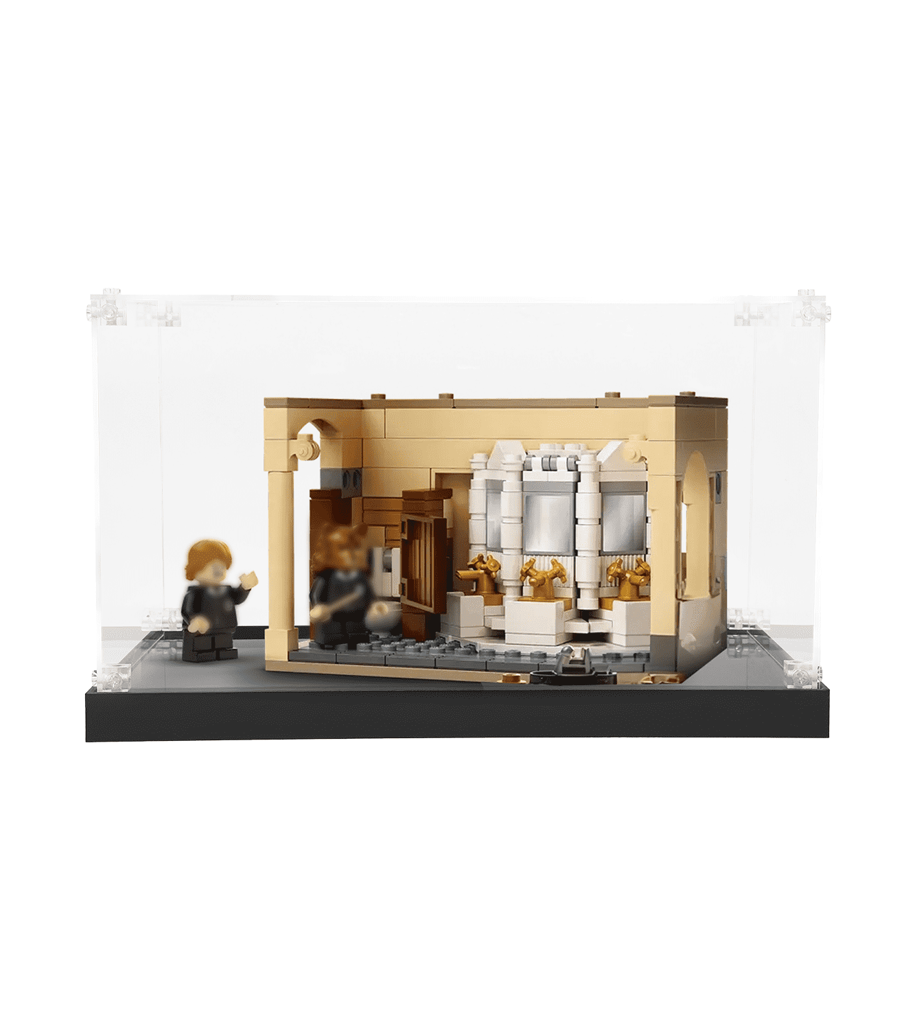 Lego Hogwarts: Polyjuice Potion Mistake 76386 Display Case - Premium Acrylic Protector for Collectible Building Sets - Perfect for Showcasing in Home, Office, or Gift Giving
