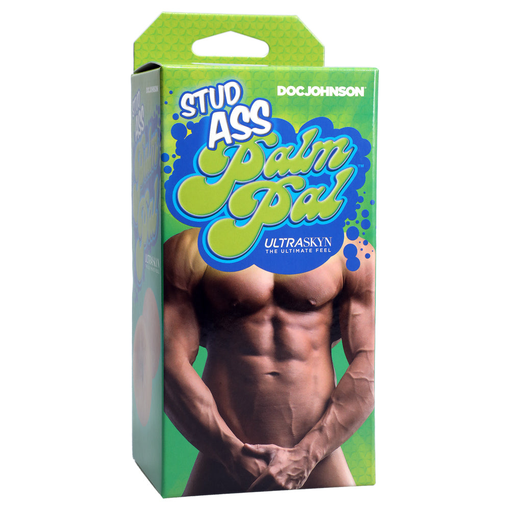 Doc Johnson Palm Pal Ultraskyn Stud Ass Stroker - Realistic Male Masturbator for Enhanced Pleasure | Perfect for Solo Play & Sensual Exploration