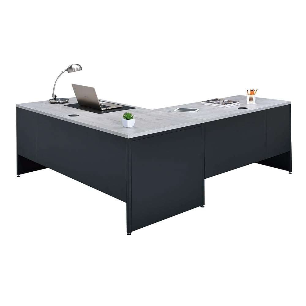 Ergonomic Reversible L-Shaped Desk 66