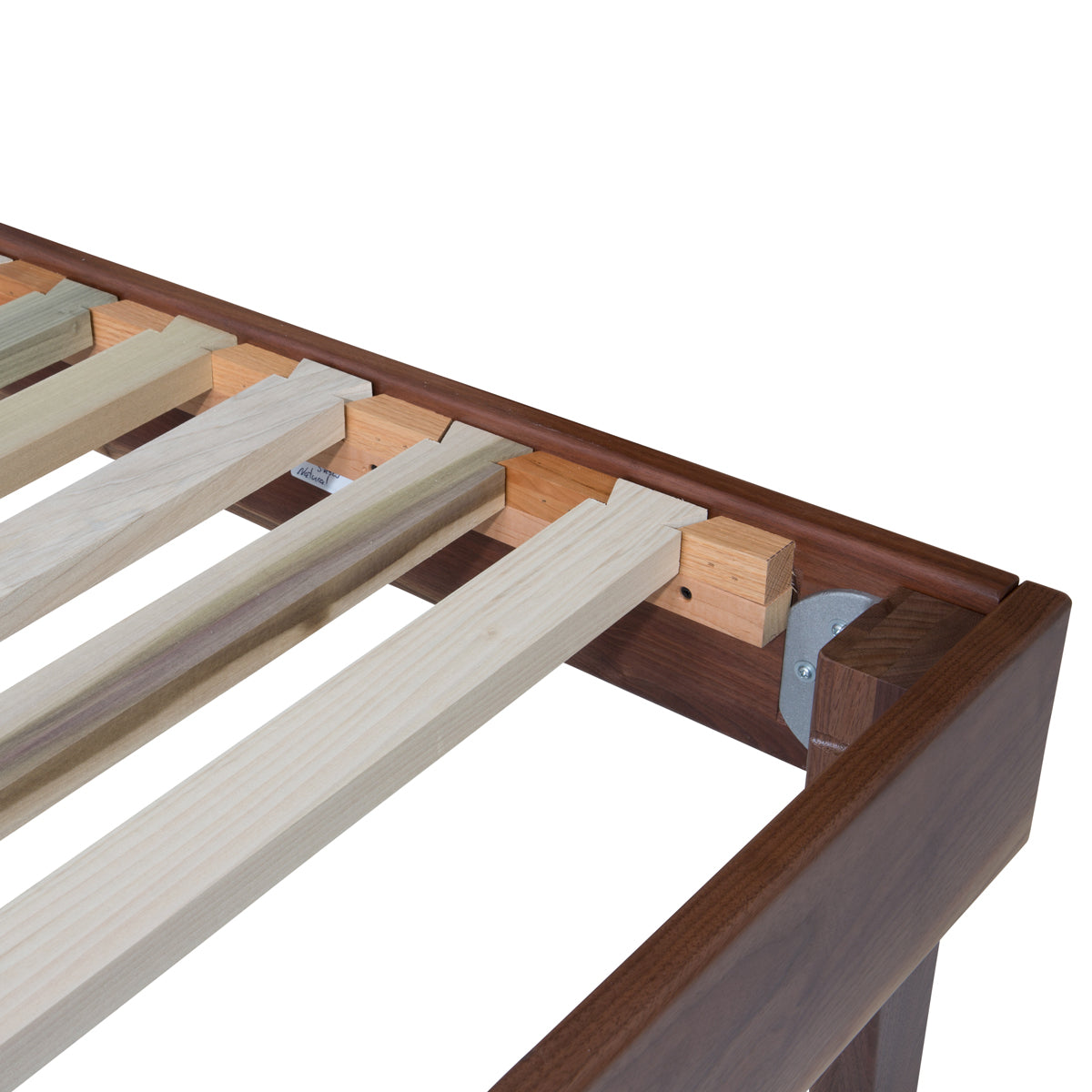 Kenton Solid Hardwood Mid Century Modern Style Platform Bed Frame - Queen Size Bed with Wooden Slats for Easy Assembly - Perfect for Contemporary Bedrooms & Guest Rooms