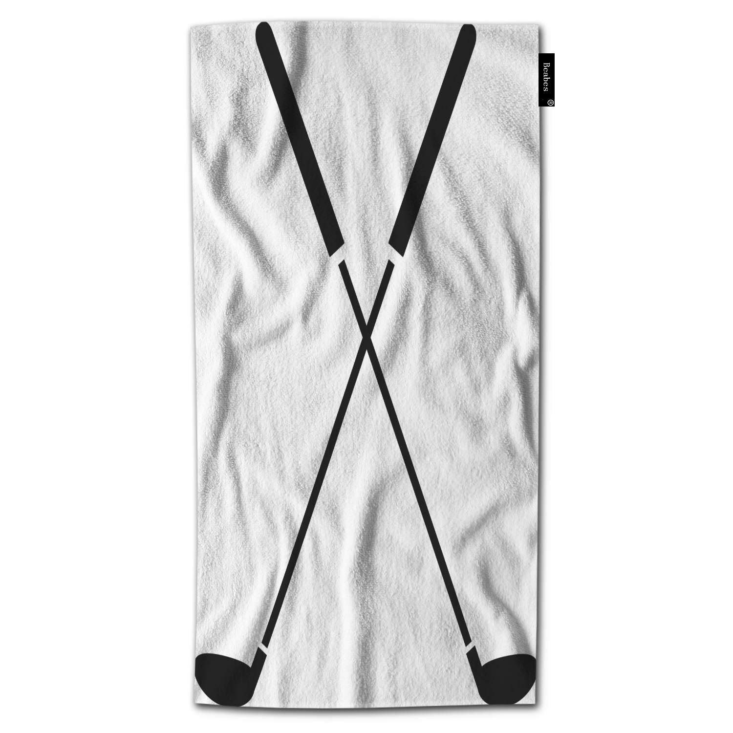 **Vintage Retro Golf Bath Towel - Super Soft Polyester-Microfiber (64