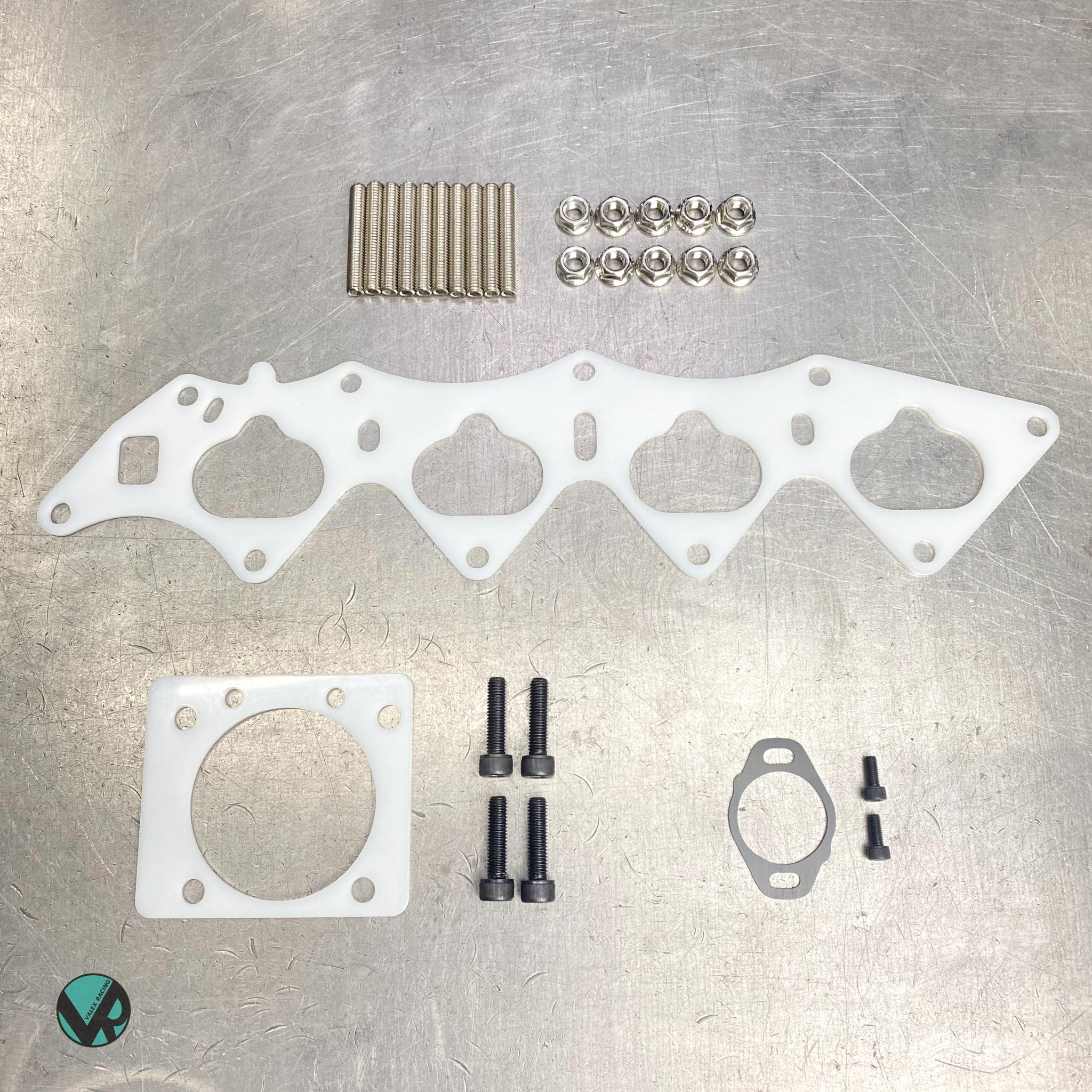 Skunk2 Pro Series Throttle Body Gasket Kit for Honda B16 B18C5 Engines - Reusable Thermal Intake Gasket with Hardware - Perfect for Performance Upgrades & Engine Maintenance