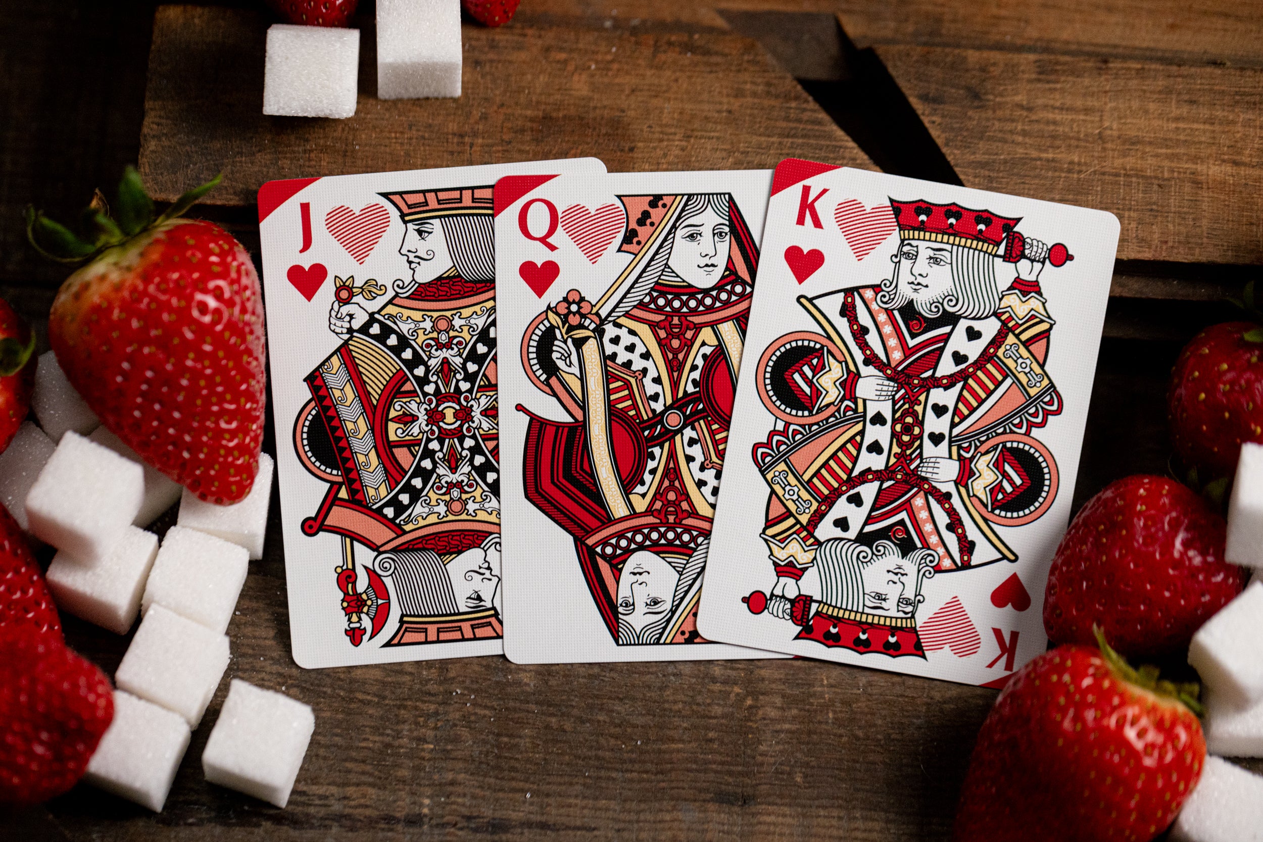 Premium Strawberry Pi Luxury Playing Cards - Elegant Deck for Poker, Magic Tricks & Collectors - Perfect for Game Nights, Gifts & Cardistry