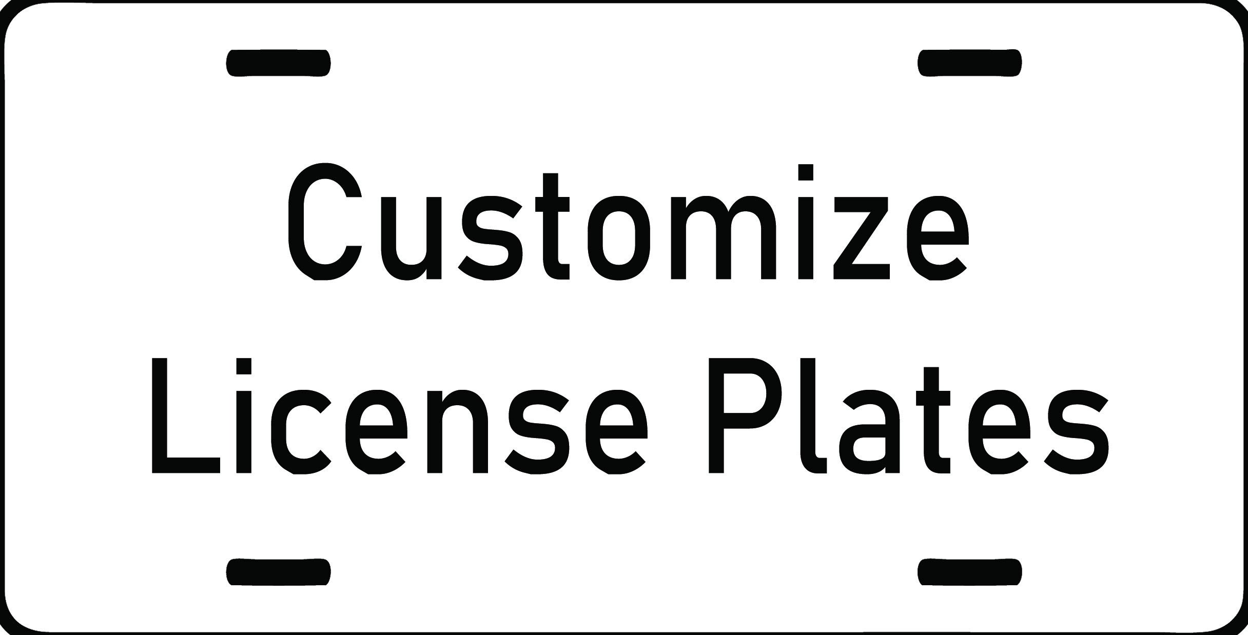 Custom License Plates for Cars & Trucks - Personalized Aluminum Plates with Photo, Text & Logo - Perfect for Gifts, Car Shows & Vehicle Customization