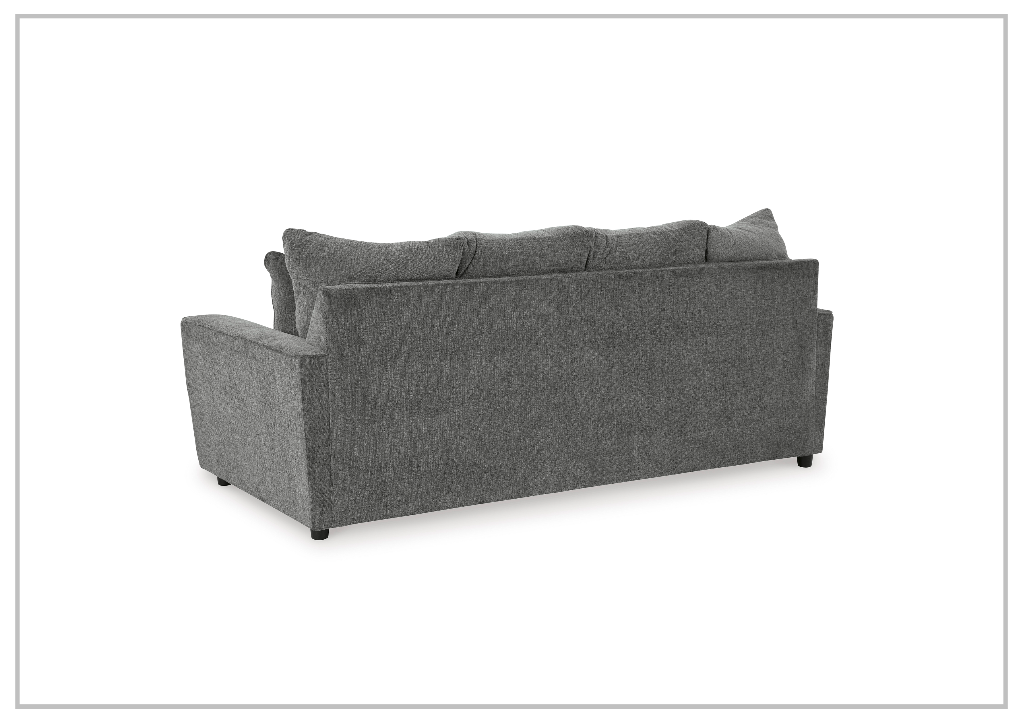 Gio Italia Silvano 3-Seater Fabric Sofa in Gray | Modern Living Room Furniture for Small Spaces & Apartments | Comfortable Couch for Relaxing & Entertaining